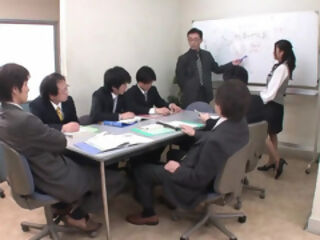 Is there a better ending to an office meeting than a filthy gangbang?