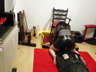 The Slave in the Leather Bondage Sack Part 2