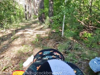 Bareback hard fucking, big cocks in the ass, cum, public park!