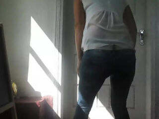 Jerk off, fucking masturbator, on my pissed off pants.
