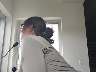 i ripped his boxers off to get fucked on his lunch break at work