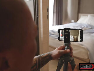 Tattooed Asian Damian Dragon Enjoys Gay Foursome On POV Fuck