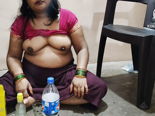 Indian Desi Neighbor Bhabhi with visky Party and Ass Fucking Hindi Audio
