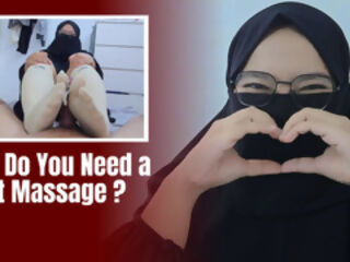 My Hijab Sister in Law Misunderstood About A Foot Massage - Minokiiko