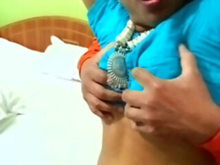 Educated Indian Bhabhi Alisha Hot Romance hard Boob Pressing by Brother in Law while doing Office Work
