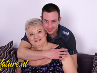 BBW Granny Babet Just Loves Fucking &amp; Sucking Toy Boy&#039;s so Much!