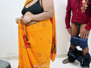 Indian uncle having sex affair with maid