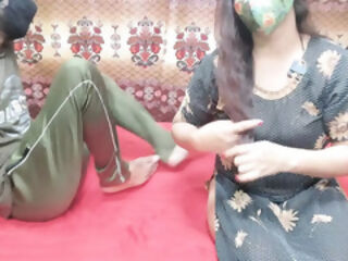 Typical Indian Desi husband stopped his wife from going to her friend&#039;s house and Fucked her.