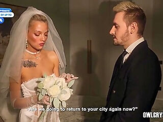The Luxury Bride Is Left Alone With The Photographer And Cheats On Her Groom