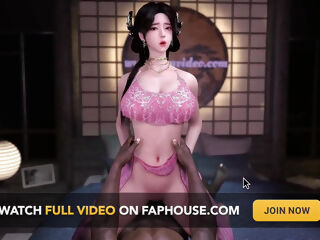 3D Cute Asian Babe Cheating with BBC