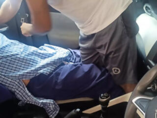 uniform college girl car sex with step father part 3