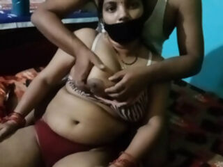 Indian housewife having romance with her lover.